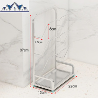 304不锈钢锅盖架壁挂免打孔厨房用品置物架砧板架案板菜板收纳架 三维工匠