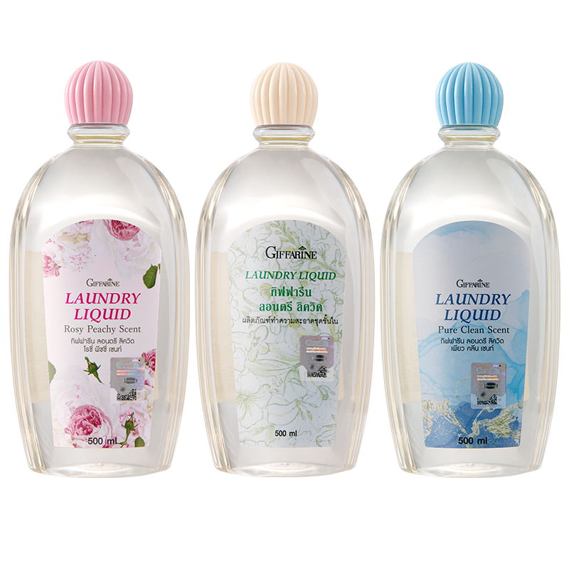 芝芙莲内衣裤洗衣液清洁液去血渍留香(芬芳莲香500ml+蜜桃玫瑰500ml+和风木棉500ml)