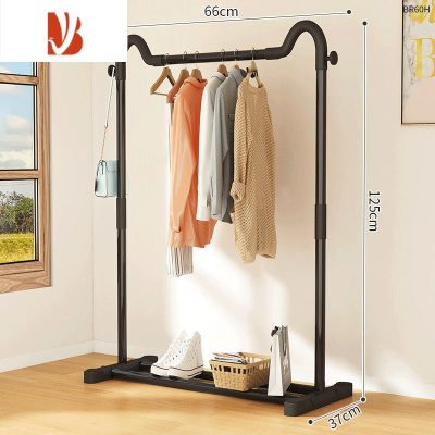 三维工匠晾衣架落地卧室简易挂衣架阳台晒衣服被子凉衣架子家用衣帽架器