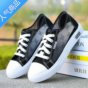 SUNTEK新款夏季新款帆布鞋女鞋网鞋韩版百搭透气小白鞋防滑软底轻便耐磨