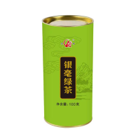 鼎寿银毫绿茶100克 罐