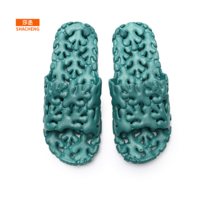 情侣凉拖鞋女夏季2020新款家居室内浴室洗澡漏水防滑软底男士家用四季莎丞(SHACHEN)