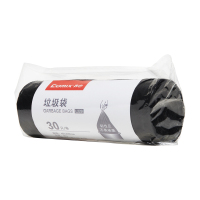 齐心 L229垃圾袋45*55cm 30个/卷 黑