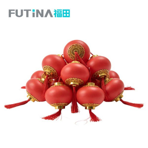 福田 大红圆灯笼串灯彩灯 5米10灯*10# 条