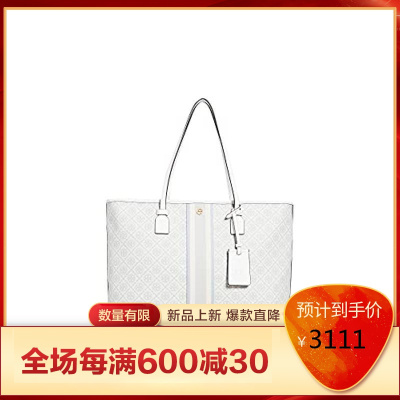 ToryBurch汤丽柏琦新款象牙灰女士手提包时尚休闲百经典款单肩包女欧美时尚优雅气质休闲风81964-263New_Ivory