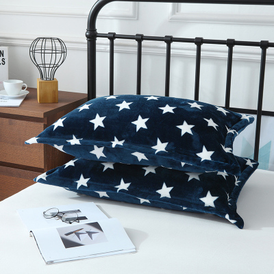 家柏饰(CORATED)单人枕套冬季保暖加厚成人枕头套4874枕芯套一对拍2