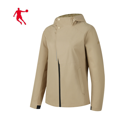 乔丹 夹克风衣 梭织风衣 女上衣 KFD42221310 女款 件(麦棕色 L)