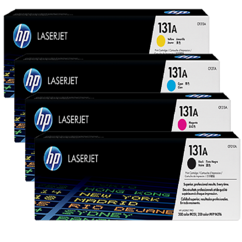 惠普(HP) 131A 激光打印机原装硒鼓 M251n/M276n/M276nw 黑白彩色套装