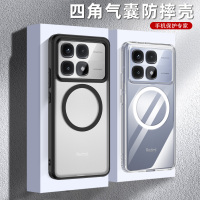 可波 红米k70自尊版磨砂防摔壳k70磨砂透明手机壳透明气囊防摔保护套k70pro外壳防摔保护创意个性