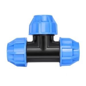 中锦科技 PE快接变径三通 T63*40(2寸变1.2寸)个