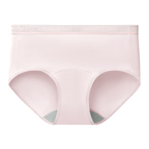 80支棉女士内裤ZK厂家莫代尔中腰镂空透气桑蚕丝加长档三角裤