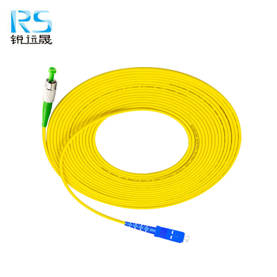 锐远晟 单模光纤尾纤 FC/APC-SC/UPC-2m 10根/包