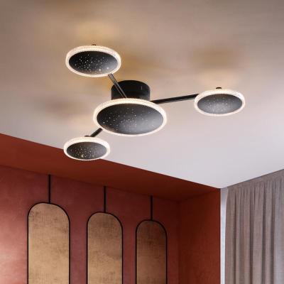 后现代创意ufo飞碟吸顶灯个性设计卧室客厅简约家用轻奢灯具