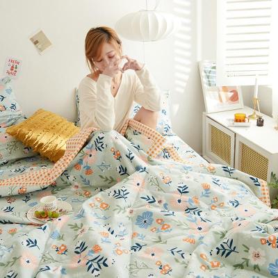 流川枫高支纯棉被子夏凉被全棉夏被四件套