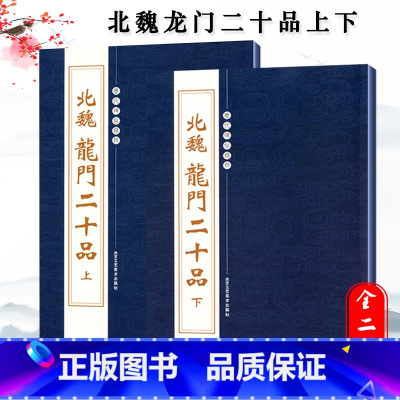 [正版]北魏龙门二十品上下繁体旁注魏碑楷书碑帖临摹毛笔字帖书法练习初学者历代碑帖孙秋生刘起祖高树解佰马振拜书籍