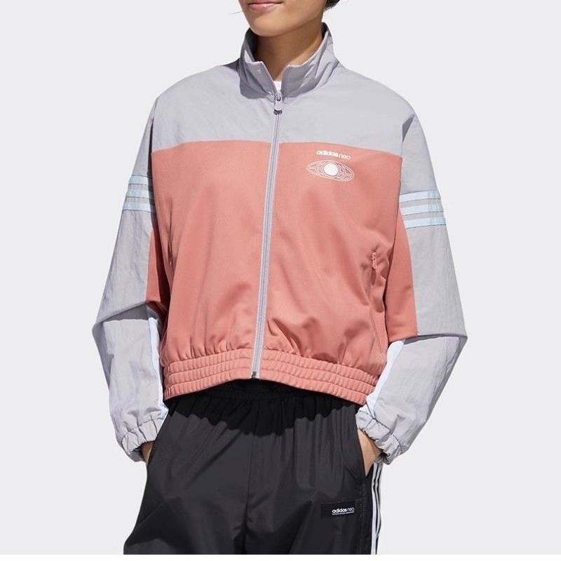 ADIDAS阿迪达斯NEO外套运动休闲女装立领夹克GM2283 Z