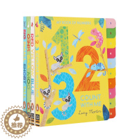 [醉染正版]小彼恩点读童书 0-3岁英文原版幼儿认知标签书4册 小老虎系列儿童数字色彩反义词拟声词启蒙认知书