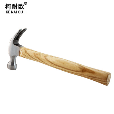柯耐欧 工业级木柄羊角锤V型起钉锤 0.25kg 0.5kg 0.75kg 把