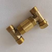 帮客材配 全新原装 热水器T16X1/T13X1/RS单向阀四通接头 收前务必验货