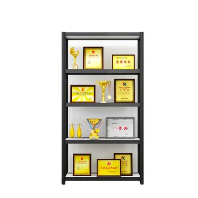 迅迈 60*30*180黑色 荣誉证书展示架奖牌奖杯产品货架合格证手办授权书陈列模型展示柜