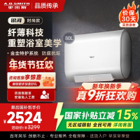AO史密斯佳尼特 80升电热水器 纤薄双胆扁桶 金圭内胆 3kW速热 CTE-80HT0