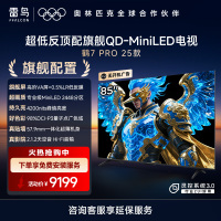 鹤7 PRO 25款 85英寸 QD-MiniLED 3456分区 0.5%LR低反膜 一级能效智能电视机85R795C
