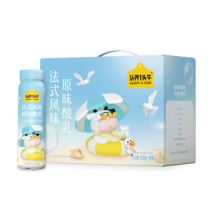 认养一头牛 牛奶常温原味酸奶 230g*10瓶