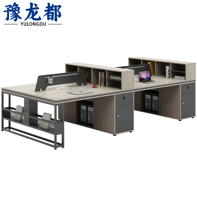 豫龙都 办公桌子 四人 张