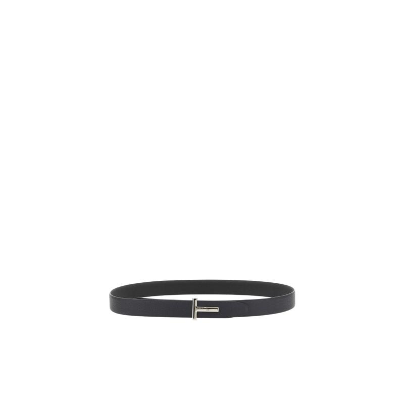 汤姆福特(Tom Ford)男士T形扣可调节皮带简约时尚耐用3CM宽腰带