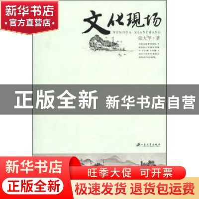 正版 文化现场 张大华著 江苏大学出版社 9787811302905 书