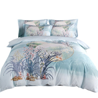 金丝莉(kintheri)数码印全棉四件套 室有兰香 200x230cm