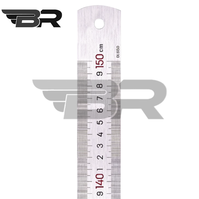 BR勃瑞/不锈钢直尺/1.5m/把