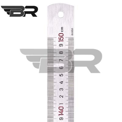 BR勃瑞/不锈钢直尺/1.5m/把