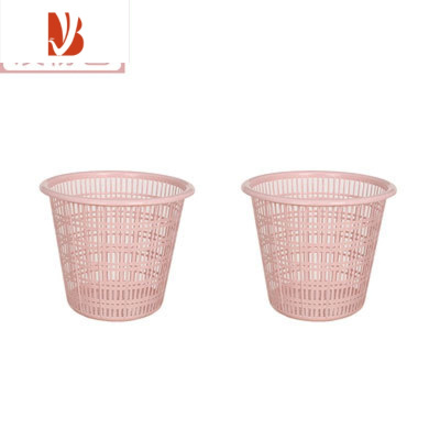 三维工匠3个装 垃圾桶家用小号办公室桌面小纸篓客厅卧室卫生间无盖垃圾篓