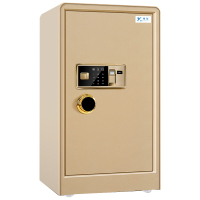 臻远全钢实心防盗保险柜 高80cm指纹款土豪金色