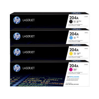 惠普(HP)204A(CF510A)原装硒鼓 适用于m154a/m180n/m181fw 标准容量四色一套 单位:套