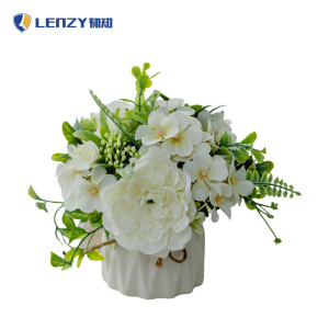 LENZY 韧知 仿真花盆栽 20cm 个