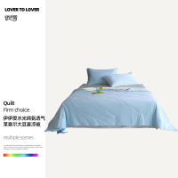 伊伊爱 水光锦氨透气莱赛尔大豆夏凉被