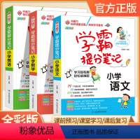学霸提分笔记[小学语数英] 小学通用 [正版]2023书魔方学霸提分笔记人教版小学语文数学英语(全彩版) 五年级六年级小