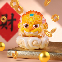 黄金足金摆件0.05克招财纳福貔貅摆件