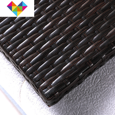 定做客厅实木藤板硬凉席藤席软藤垫子坐垫夏季布艺沙发垫防滑凉垫黑色4cm厚（一面软一面硬）御蓝锦