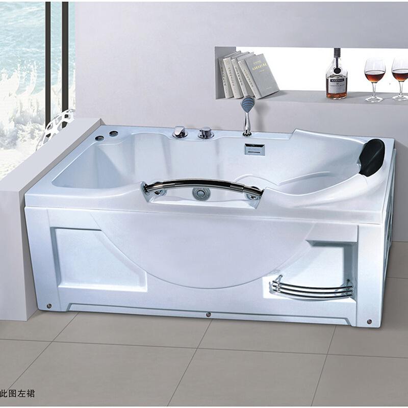 5米家用独立浴缸双人sap按摩浴缸亚克力酒店养生浴池 1500*800*650(水