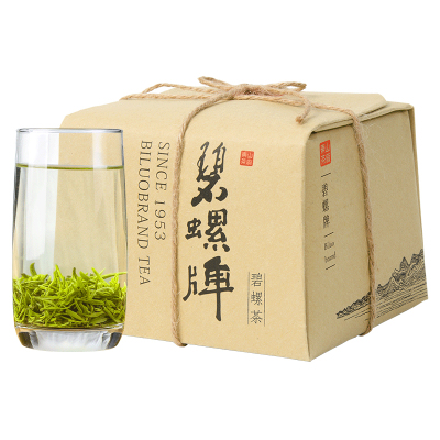 碧螺绿茶200g东山茶厂雨前一级碧螺茶叶炒青春茶2021新茶