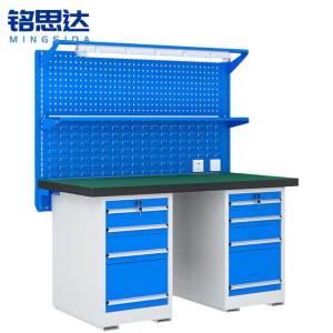 铭思达重型钳工操作台2.1米双四抽张