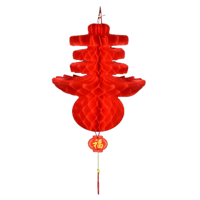 锦瑞星新年节日创意挂件加厚蜂窝灯笼J60#/个