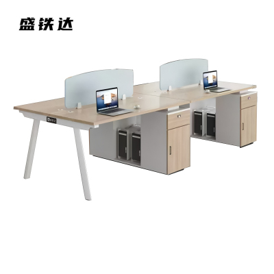 盛铁达 四人位办公桌2400*1200*1100mm STD-XXBS09 张