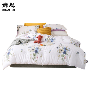 婵思 全棉印花保暖四季被 花开曼舞