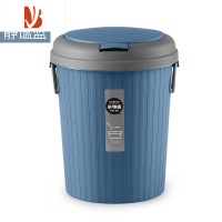 三维工匠弹盖垃圾桶北欧风家用客厅厨房卧室卫生间厕所商用创意带盖大容量