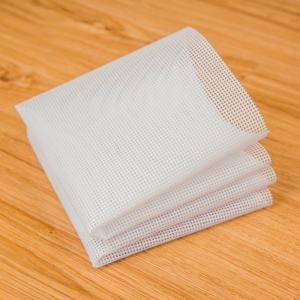 瓦图 WATU厨房小工具方形硅胶垫 35*55cm 蒸馒头屉布 硅胶蒸笼布 10片装