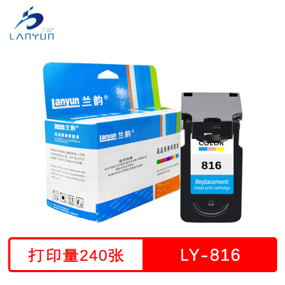 兰韵 彩色墨盒 LY-816 适用佳能iP2780/2788/MP236/498/288/259/MX428/418